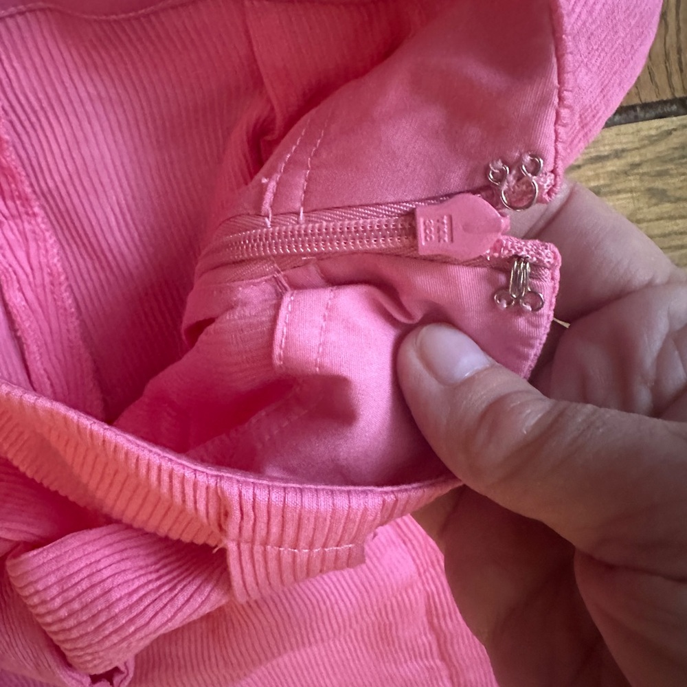 Staud pink wide leg flare pants size 2 - Picture 3 of 6